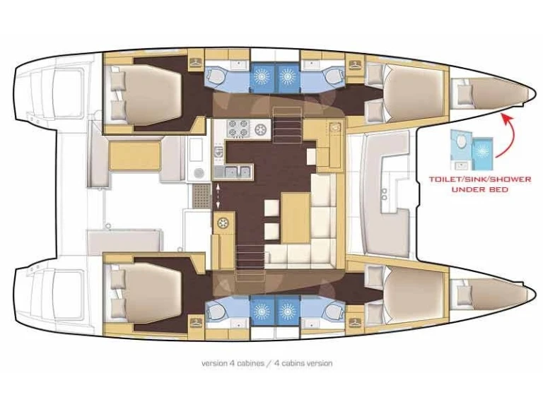 Noleggio Catamarano a Paros (Isola) – Lagoon Lagoon 450 F