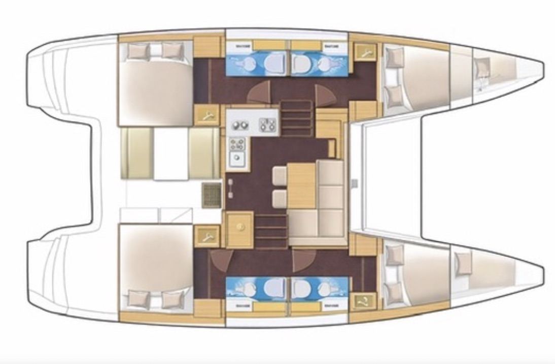 Noleggio barche Antibes economico Lagoon 39