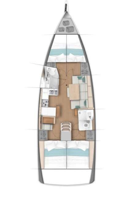 Noleggiare una Jeanneau Sun Odyssey 440 a Castelli