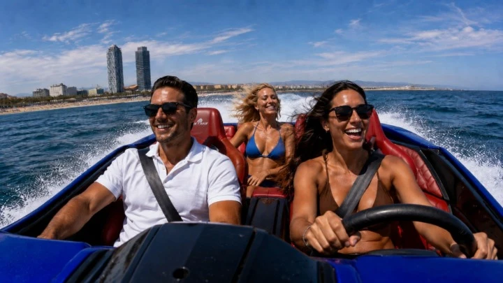 Noleggio Barca a motore con o senza skipper trisac marine a Barcellona