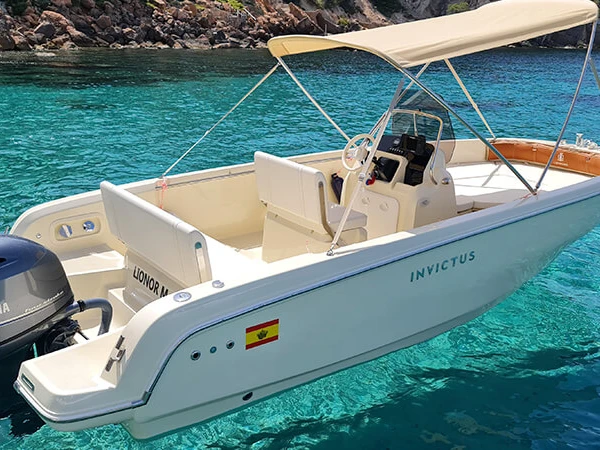 Noleggio Barca a motore Invictus  con patente nautica