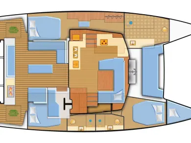 Noleggio barche Fountaine Pajot Elba 45 a Nasso (Citta) su Samboat