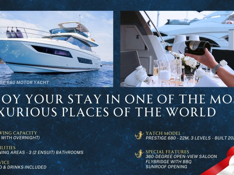 Noleggio a Monaco – Prestige Yachts 680 su SamBoat