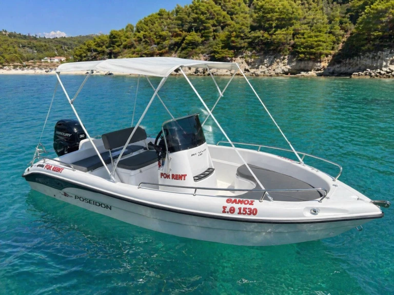 Noleggio barche Skiathos economico Blu Water 170