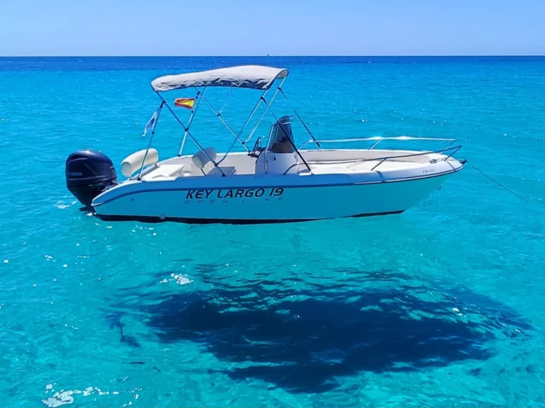 Noleggio barche Puerto de Fornells economico Key Largo 19