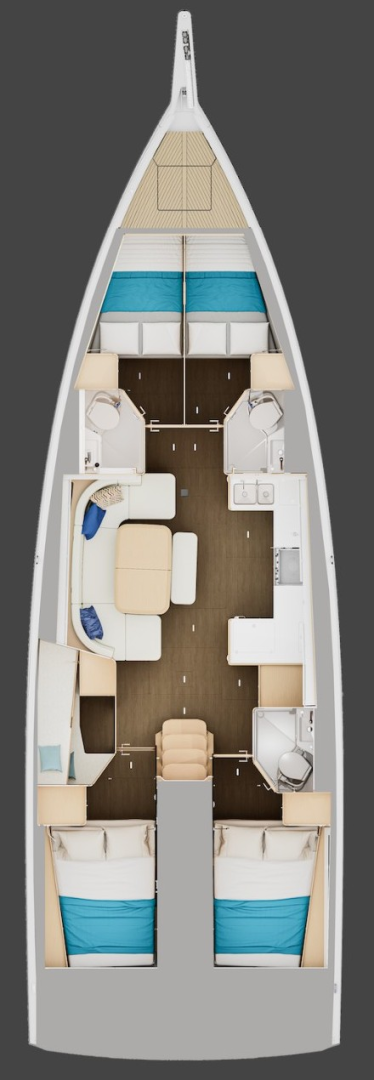 Jeanneau Sun Odyssey 455 da affittare a  Parham Town