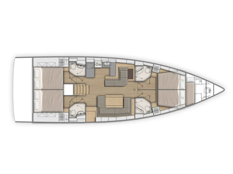 Noleggio barche Primošten economico Oceanis 51.1