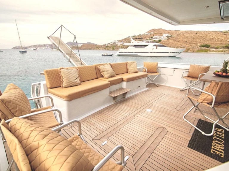 Noleggio Yacht di lusso a Mykonos (Citta) – Ferretti Ferretti Yachts 58