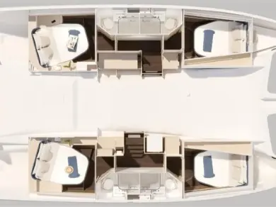 Noleggio a Álimos – Fountaine Pajot Fountaine Pajot FP 44 Quatuor - 4 + 2 cab. su SamBoat