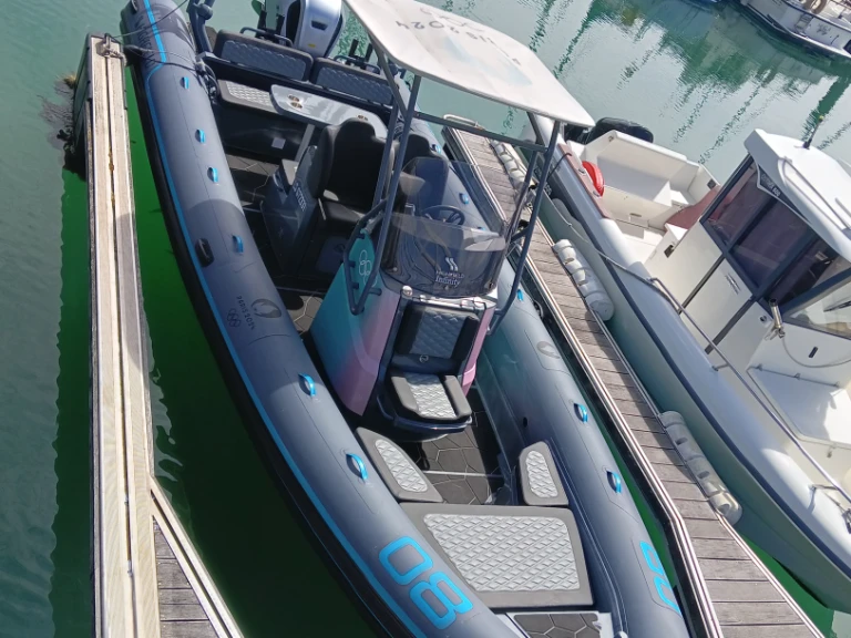 Noleggio Gommone Highfield con patente nautica