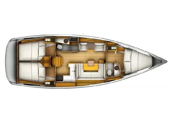 Noleggio Barca a vela Jeanneau con patente nautica