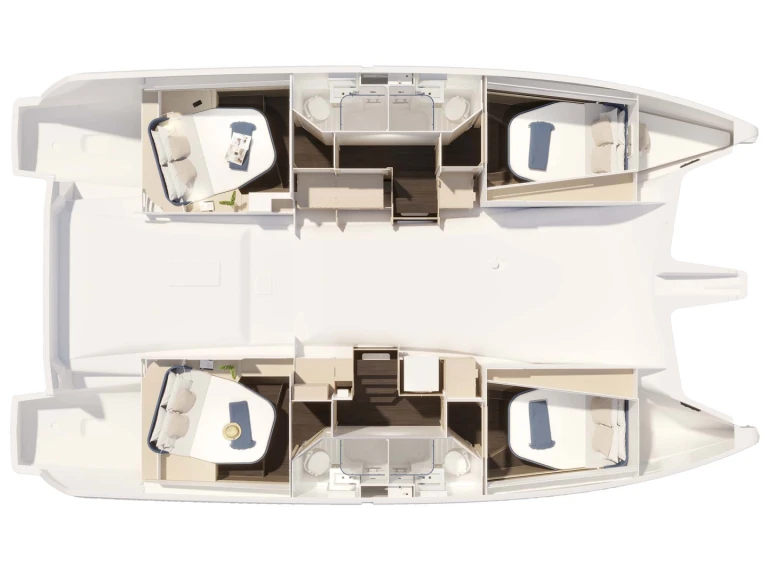 Fountaine Pajot FP 44 /6 cab da affittare a  Néa Péramos