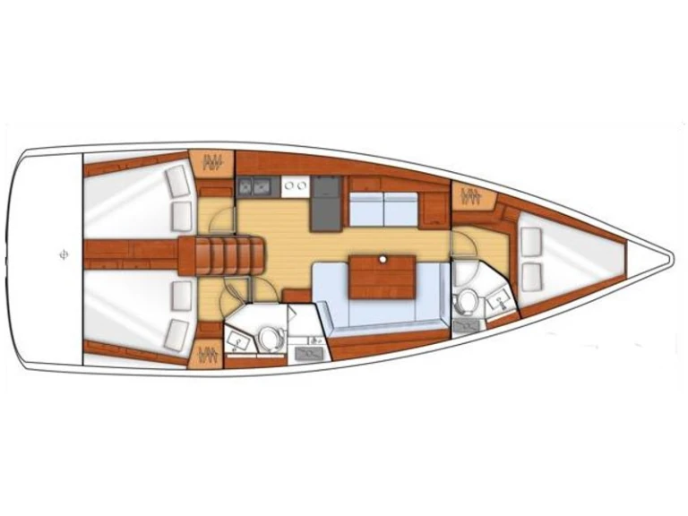 Noleggio barche Gouviá economico Oceanis 41 /3cab