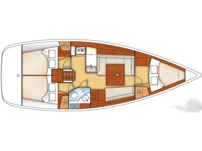 Noleggio Barca a vela a Lefkáda – Bénéteau OCEANIS  37 (3CAB)