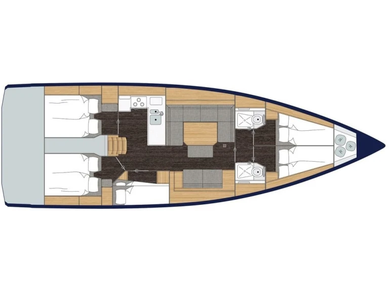 Noleggio Barca a vela Bavaria con patente nautica