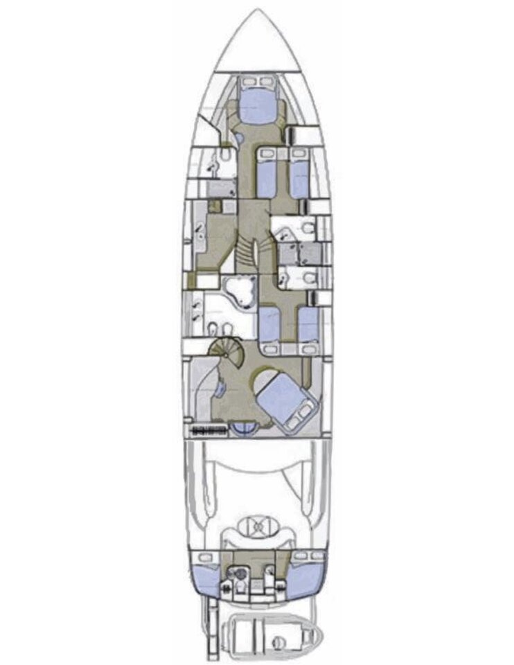 Noleggio Yacht di lusso con o senza skipper Sunseeker a Spalato