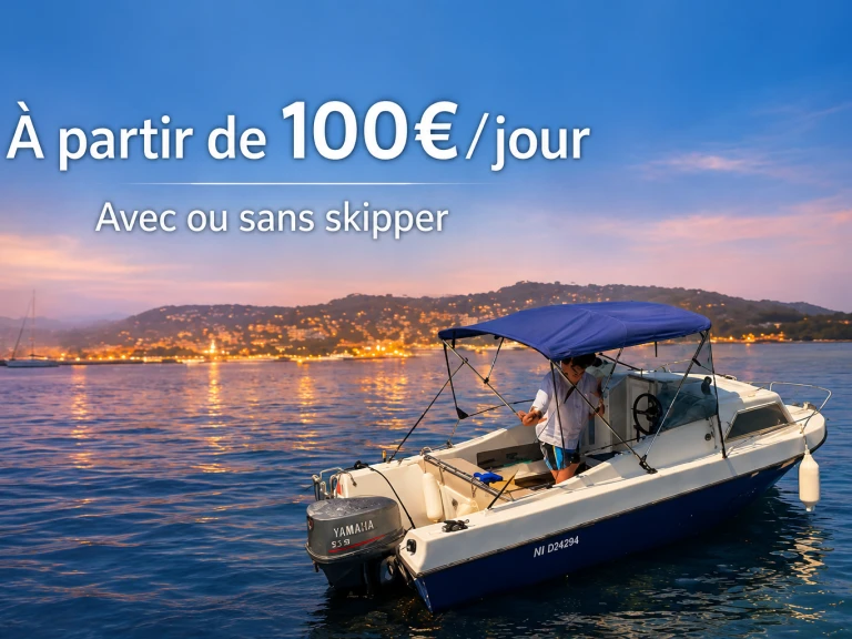 Noleggio barche Cannes economico Super Mistral