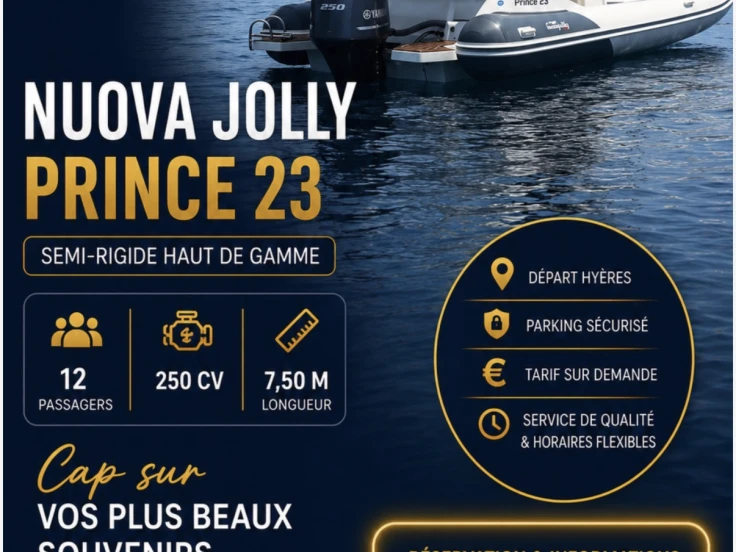 Nuova Jolly Prince 23 da affittare a  Hyères