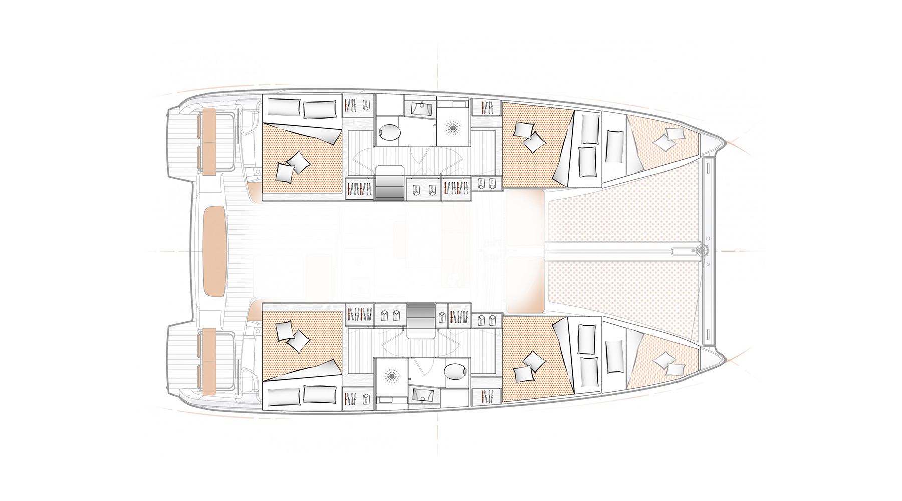 Noleggio Catamarano Excess con patente nautica
