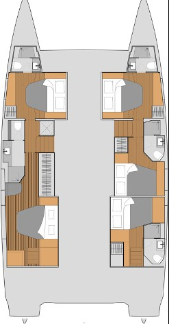 Noleggio Catamarano a Saint-Raphaël – Fountaine Pajot Aura 51