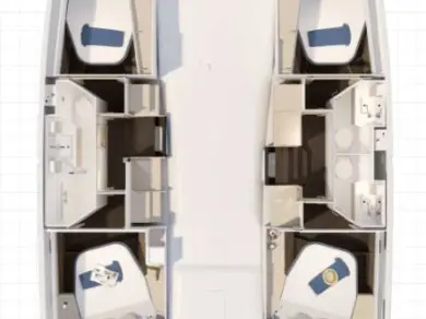 Noleggio barche Fountaine Pajot Fountaine Pajot FP 41 Quatuor 3 a Pola su Samboat