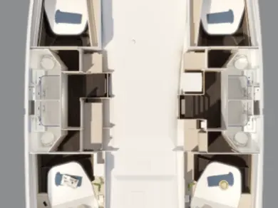 Noleggio Catamarano a Seget Donji – Fountaine Pajot Fountaine Pajot FP 44 Quatuor ELECTRIC - 4 + 1 cab.