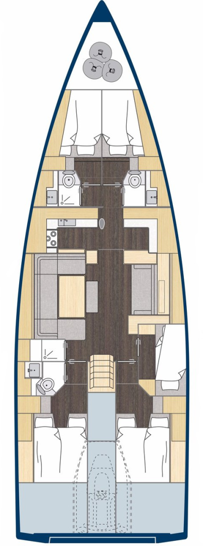 Noleggio barche Bavaria Bavaria C57 Holiday a Castelli su Samboat