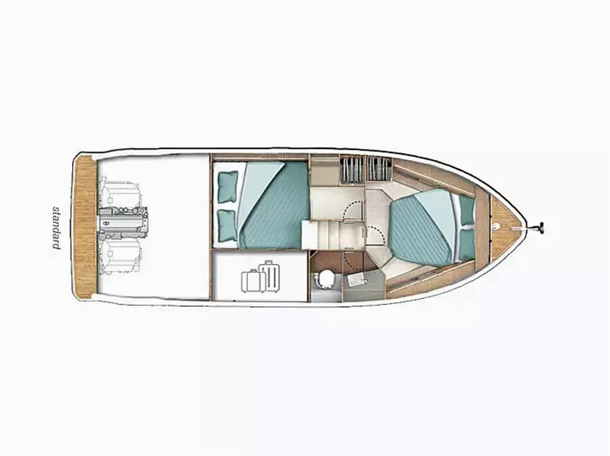 Noleggio Barca a motore a Zaravecchia (Biograd) – Sealine Sealine C335