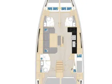 Noleggio barche Seget Donji economico Hanse 460