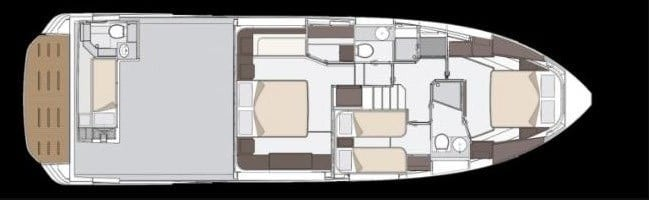 Noleggio barche Podstrana economico Azimut 53 Fly