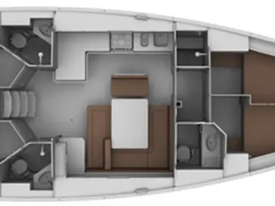 Noleggio Barca a vela a Lefkáda – Bavaria Cruiser 45