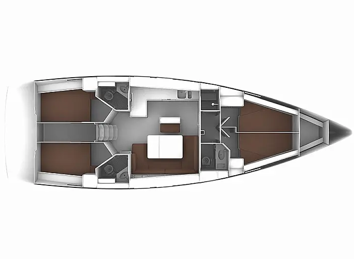 Bavaria Cruiser 46 da affittare a  Lefkáda