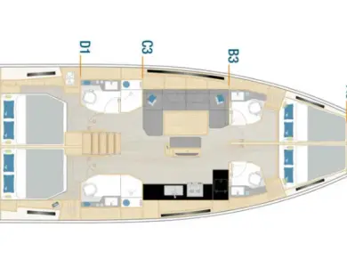 Noleggio Barca a vela a Lávrio – Hanse Hanse 460