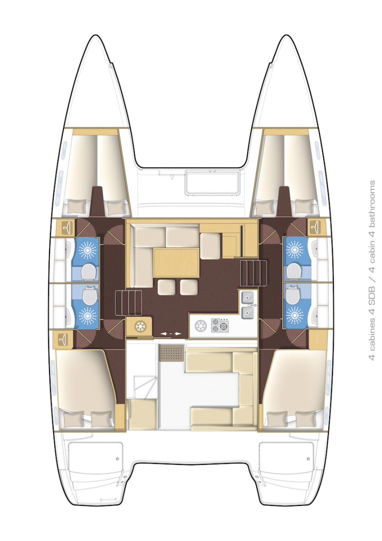 Lagoon Lagoon 400 S2 da affittare a  Spalato
