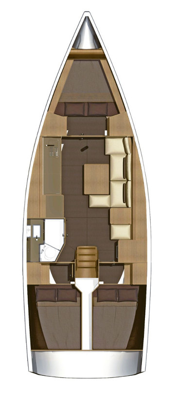 Noleggio Barca a vela a Punat – Dufour Dufour 382 Grand Large
