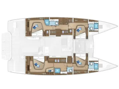 Noleggio Catamarano a Seget Donji – Lagoon Lagoon 55 - 4 + 2 cab.
