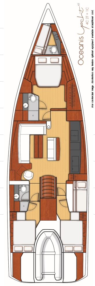 Noleggio barche Bénéteau Oceanis Yacht 62 a Seget Donji su Samboat