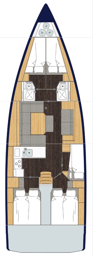 Noleggio Barca a vela Bavaria con patente nautica