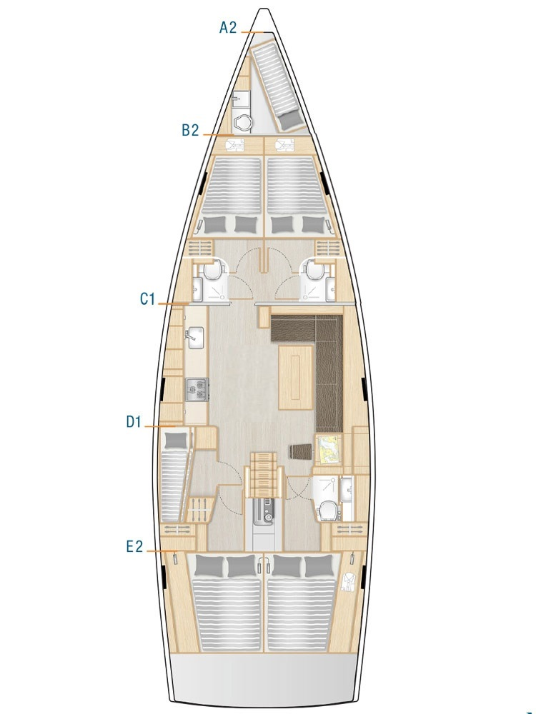 Noleggio barche Göcek economico Hanse 508