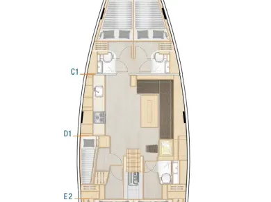Noleggio barche Göcek economico Hanse 508