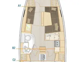 Noleggio Barca a vela a Seget Donji – Hanse Hanse 388