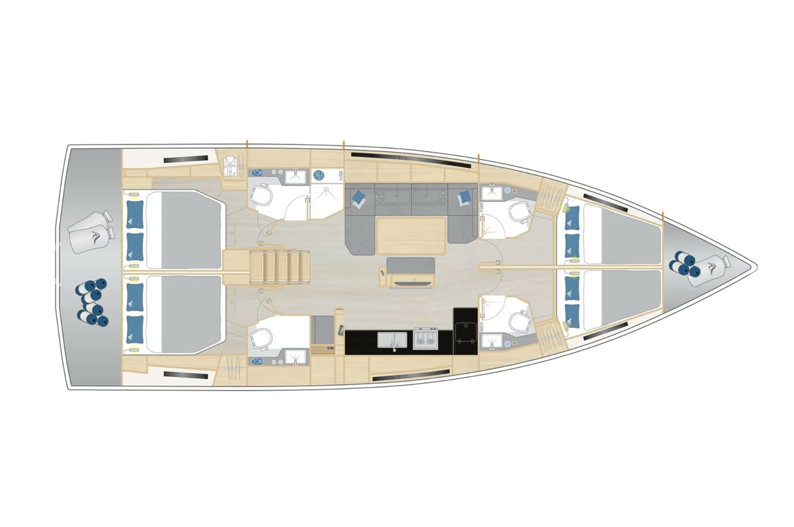 Noleggio barche Hanse Hanse 460 a Pirovac su Samboat
