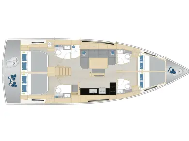 Noleggio barche Hanse Hanse 460 a Pirovac su Samboat