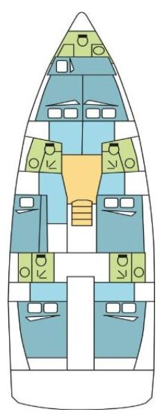 Noleggio Barca a vela Jeanneau con patente nautica
