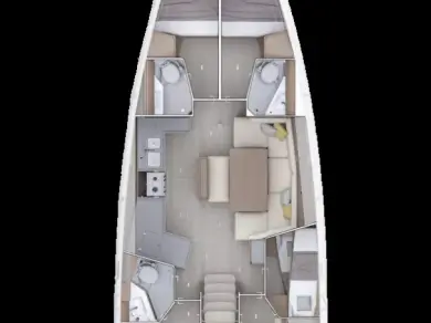 Noleggio a Álimos – Bénéteau Oceanis 47 - 4 cab. su SamBoat