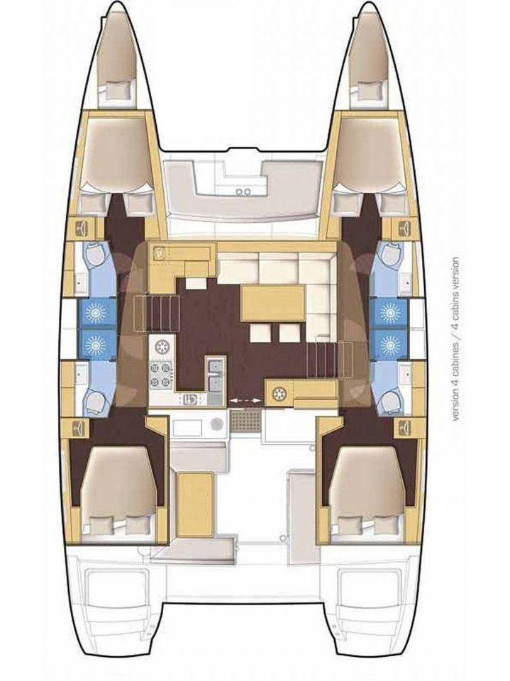 Noleggio a Nydri – Lagoon Lagoon 46 su SamBoat
