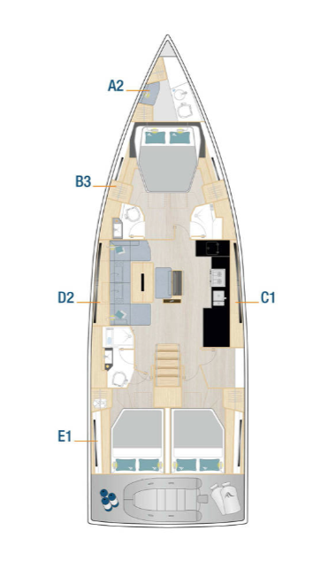 Noleggio a Marsiglia – Hanse Hanse 510 su SamBoat