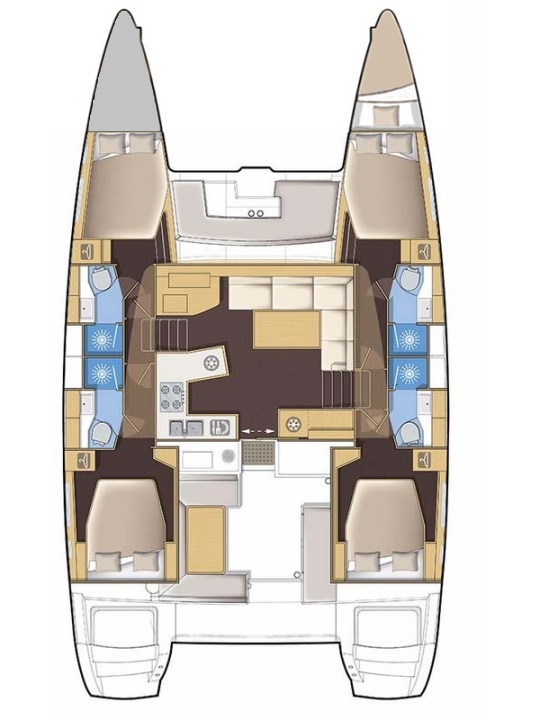 Catamarano a noleggio a Punat al miglior prezzo