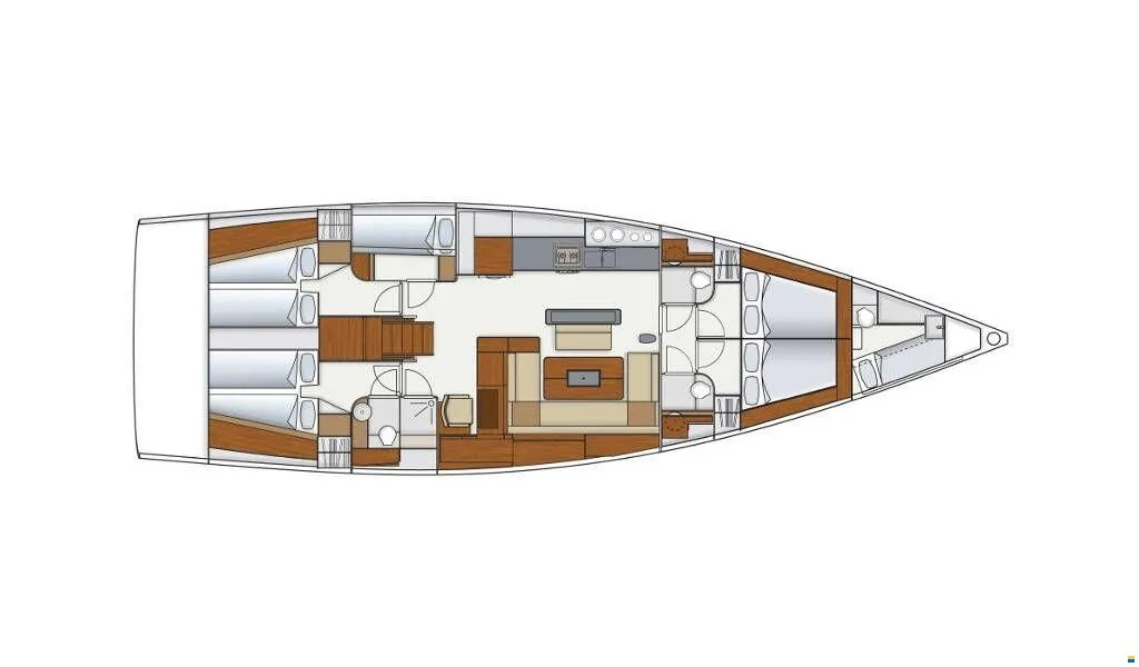 Noleggio Barca a vela a Primošten – Hanse Hanse 575