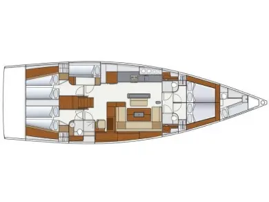 Noleggio Barca a vela a Primošten – Hanse Hanse 575